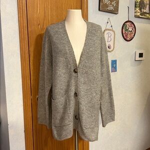 H&M Light Gray Cardigan - Women’s Size Small